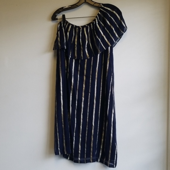 APC  Dress One Shoulder Blue size Small - Picture 4 of 6